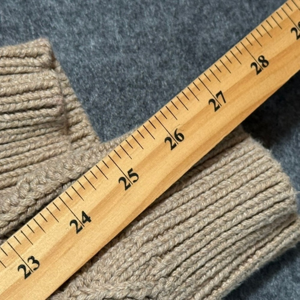 Wallace Barnes Shawl Collar Knit Sweater Beige Organic Cotton Shawl Neck Mens S - Picture 13 of 14